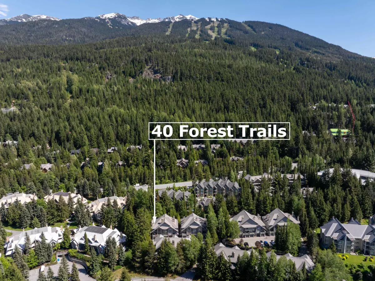 Exterior Rear Photo of 40 4737 Spearhead Drive, Whistler, BC