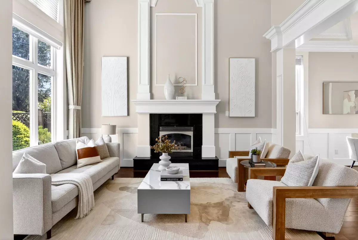 Living Room Photo of 6431 Bassett Road, Richmond, BC