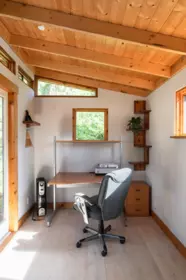 Aerial View of 1506 Whitesails Drive, Bowen Island, BC