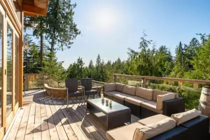 Backyard Photo of 1506 Whitesails Drive, Bowen Island, BC