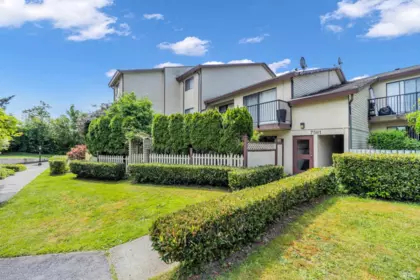 Aerial View of 10 7561 Humphries Court, Burnaby, BC