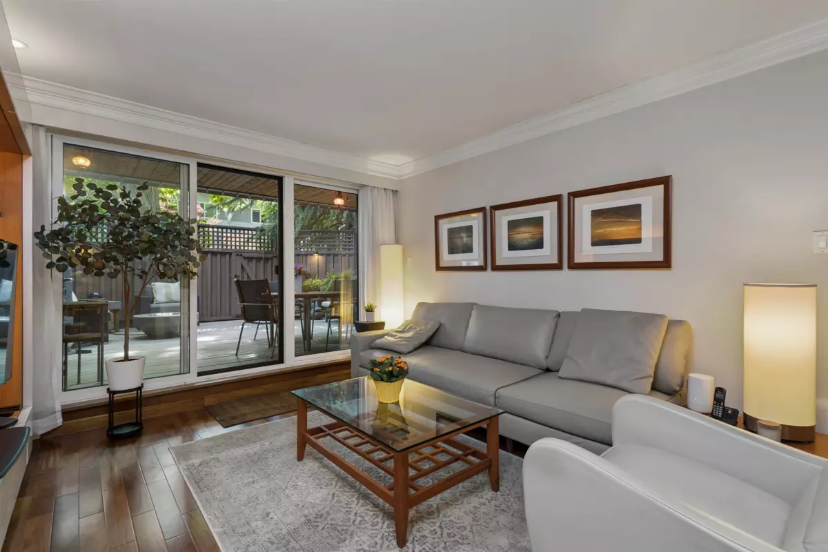 Living Room Photo of 104 1855 Nelson Street, Vancouver, BC