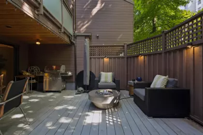 Outdoor Deck Photo of 104 1855 Nelson Street, Vancouver, BC