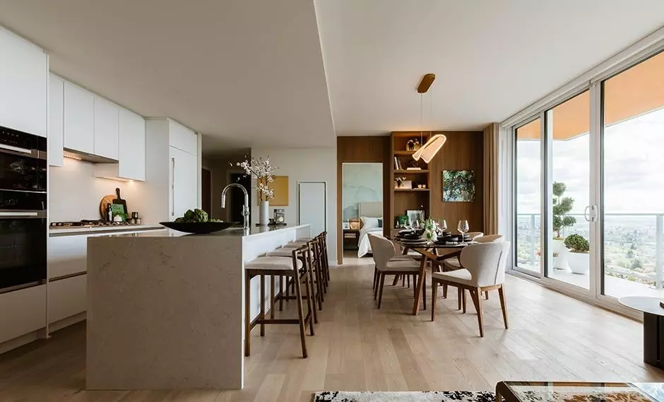 Dining Area Photo of 1406 485 W 42nd Avenue, Vancouver, BC