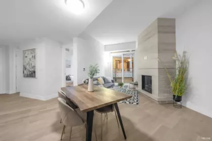 Kitchen Island Photo of 101 6699 Nelson Avenue, West Vancouver, BC