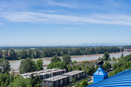 Aerial View of 1403 3061 E Kent Avenue North, Vancouver, BC