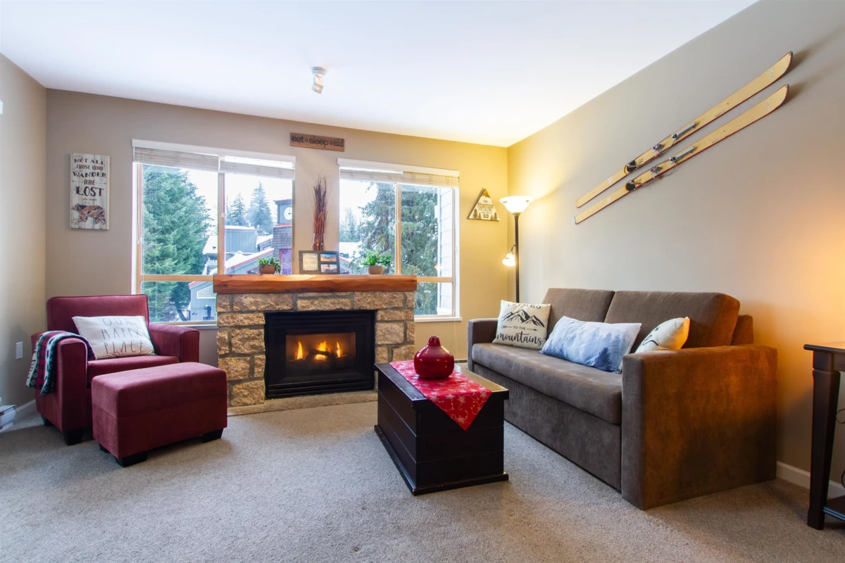Living Room Photo of 216 4338 Main Street, Whistler, BC
