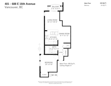 Entry Foyer Photo of 401 688 E 16th Avenue, Vancouver, BC