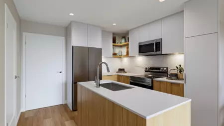 Kitchen Island Photo of 402 20072 86 Avenue, Langley, BC