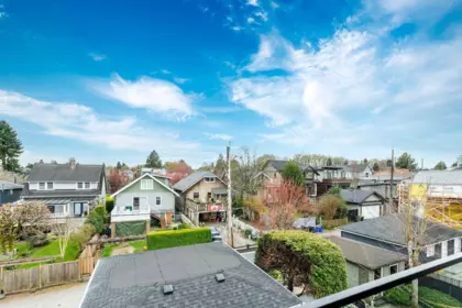 Aerial View of 2 3708 W 18th Avenue, Vancouver, BC