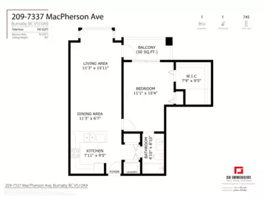 Exterior Rear Photo of 209 7337 Macpherson Avenue, Burnaby, BC