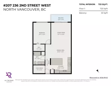 Hallway Photo of 207 236 W 2nd Street, North Vancouver, BC