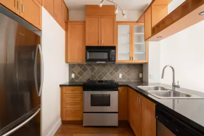 Kitchen Island Photo of 322 8988 Hudson Street, Vancouver, BC