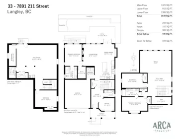 Living Room Photo of 33 7891 211 Street, Langley, BC