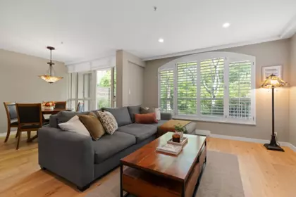 Living Room Photo of 109 1111 Haro Street, Vancouver, BC