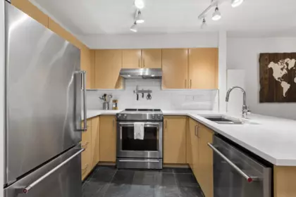 Kitchen Island Photo of 112 147 E 1st, North Vancouver, BC