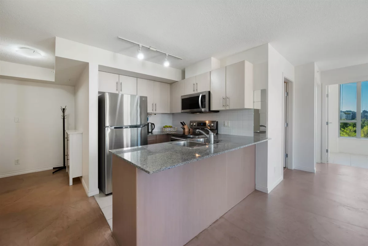 Living Room Photo of 802 550 Taylor Street, Vancouver, BC
