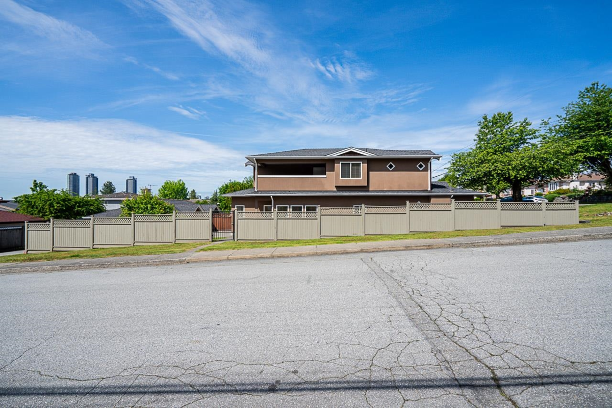 Aerial View of 5498 Venables Street, Burnaby, BC