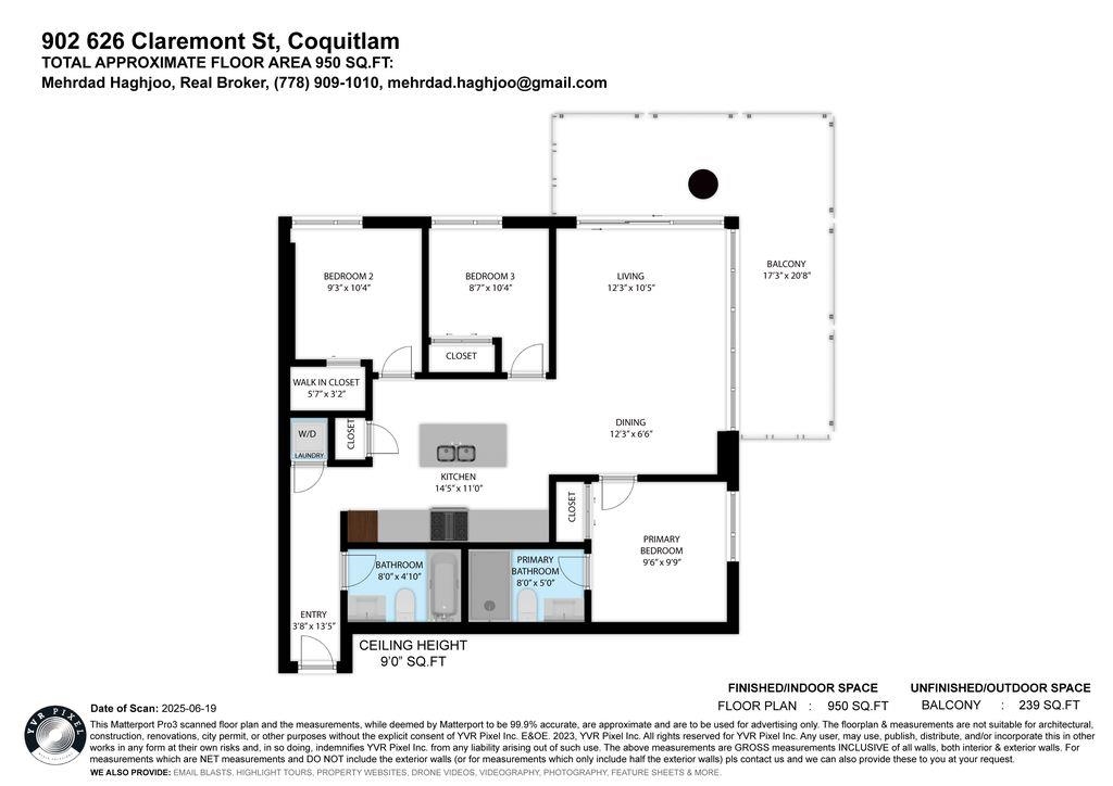 Laundry Room Photo of 902 626 Claremont Street, Coquitlam, BC
