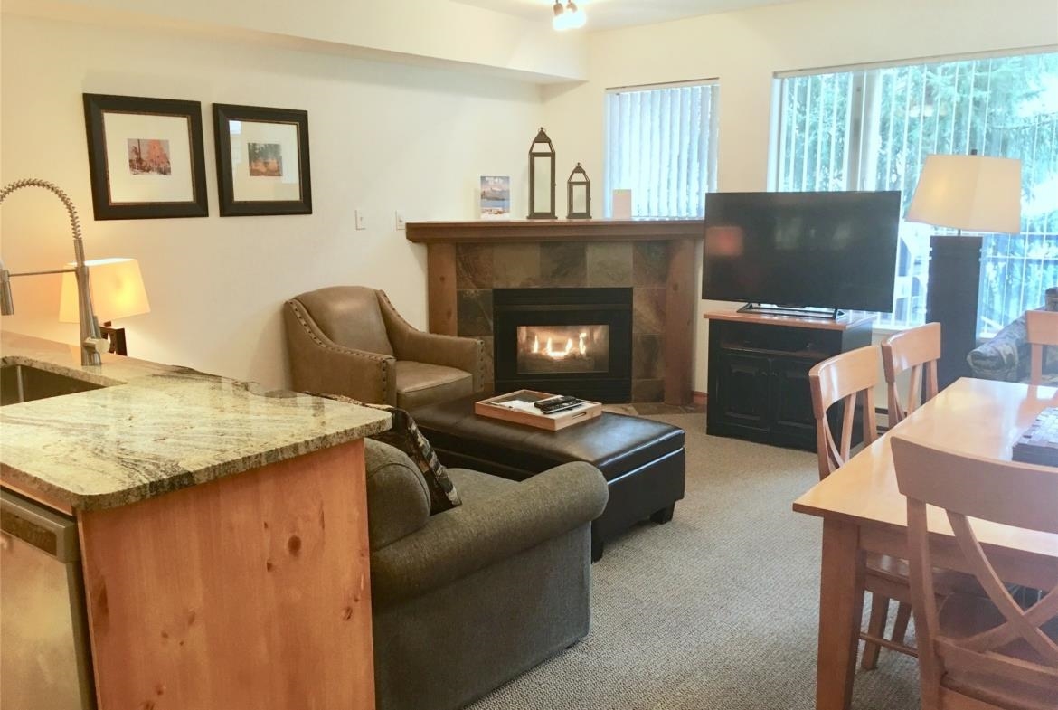 Living Room Photo of 19 4375 Northlands Boulevard, Whistler, BC