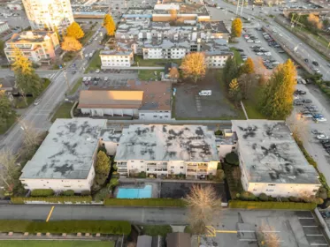 Aerial View of 223 11806 88 Avenue, Delta, BC