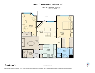 Laundry Room Photo of 206 5711 Mermaid Street, Sechelt, BC