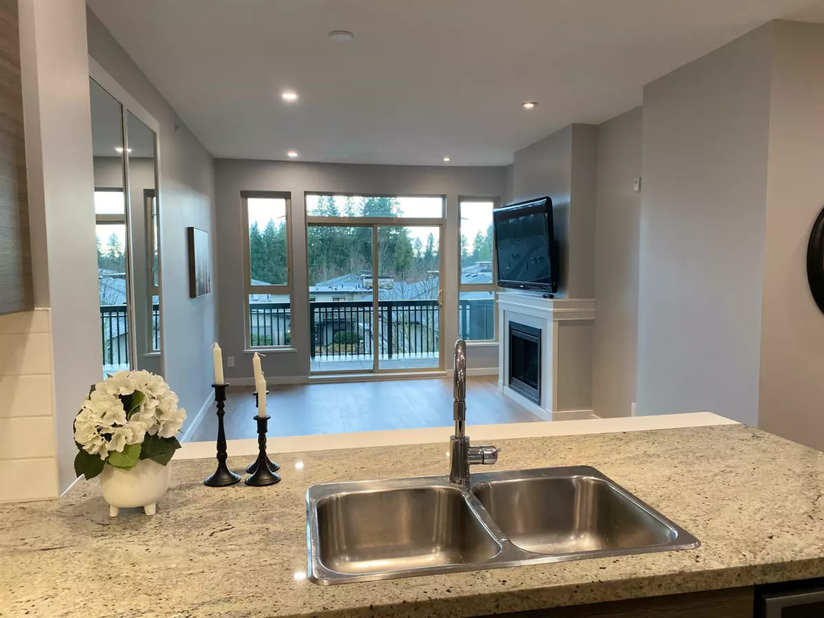 Living Room Photo of 409 1153 Kensal Place, Coquitlam, BC