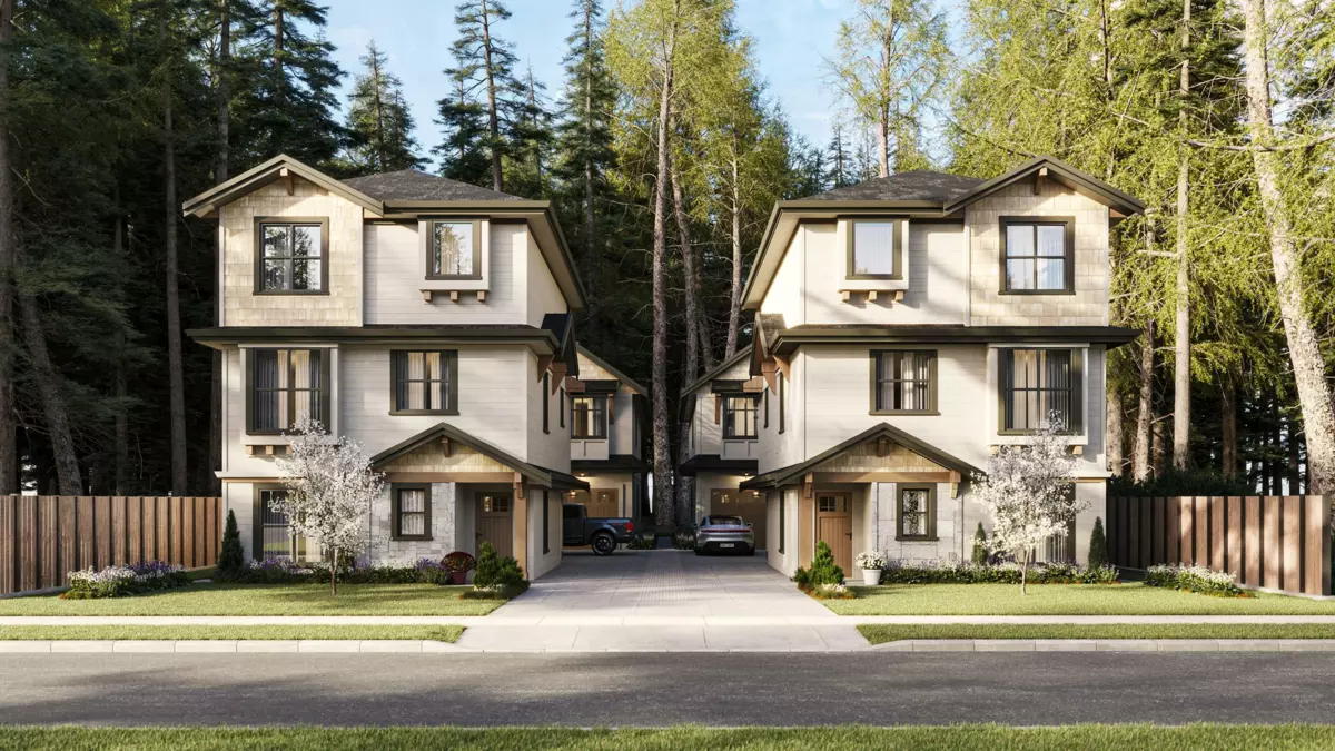 Exterior Rear Photo of 2 7609 Coldicutt Street, Burnaby, BC