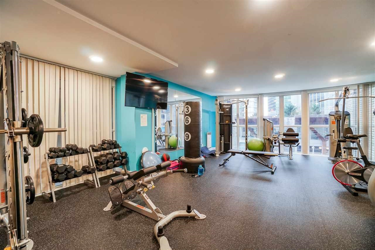 Basement Recreation Room Photo of 707 1166 Melville Street, Vancouver, BC