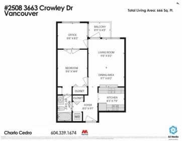 Pantry Photo of 2508 3663 Crowley Drive, Vancouver, BC
