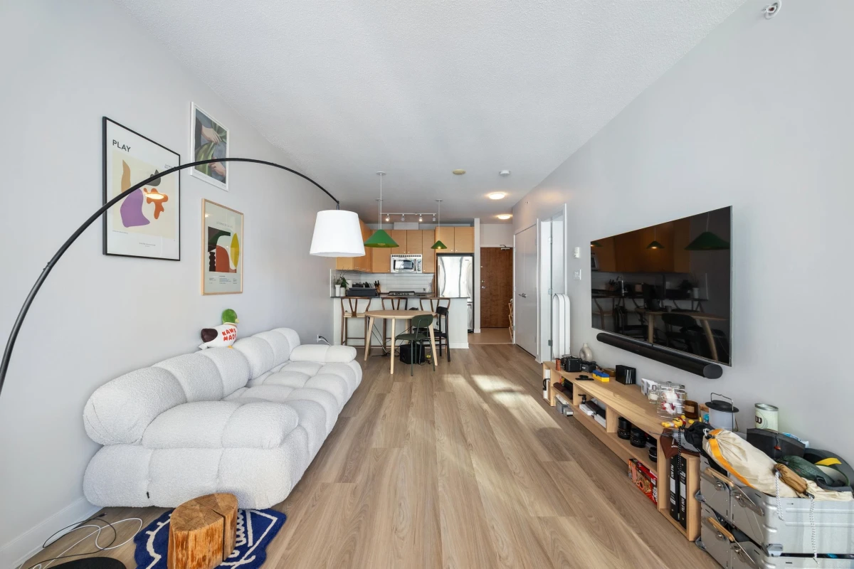 Living Room Photo of 1207 7362 Elmbridge Way, Richmond, BC
