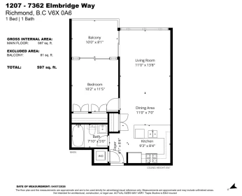 Laundry Room Photo of 1207 7362 Elmbridge Way, Richmond, BC