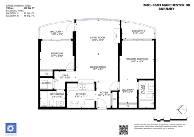 Swimming Pool Photo of 2401 9603 Manchester Drive, Burnaby, BC
