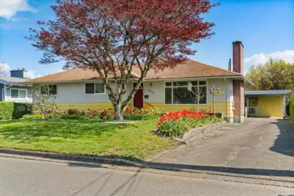 Aerial View of 9726 Juniper Street, Chilliwack, BC