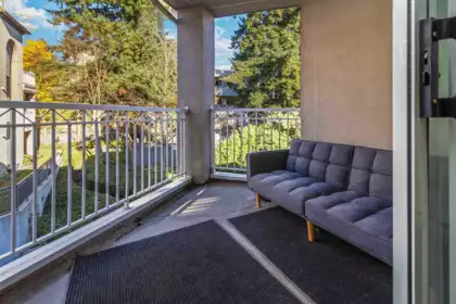 Outdoor Deck Photo of 402 1128 Sixth Avenue, New Westminster, BC