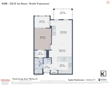 Basement Recreation Room Photo of 208 333 E 1st Street, North Vancouver, BC