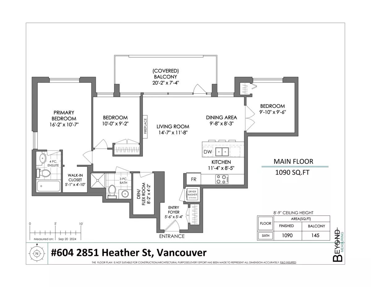 Exterior Rear Photo of 604 2851 Heather Street, Vancouver, BC