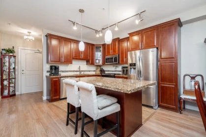 Kitchen Island Photo of 105 8157 207 Street, Langley, BC