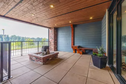 Outdoor Deck Photo of 409 22327 River Road, Maple Ridge, BC
