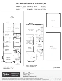 2828 W 23rd Avenue, Vancouver, BC, Vancouver — Single Family Residence for sale