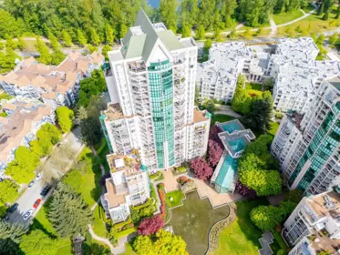 Aerial View of 103 1199 Eastwood Street, Coquitlam, BC