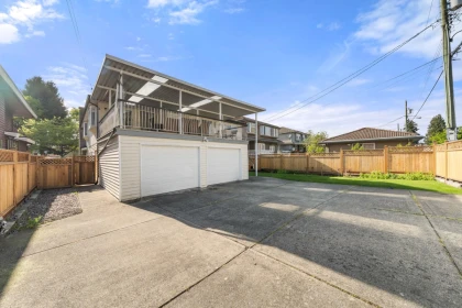 Aerial View of 6070 Lanark Street, Vancouver, BC