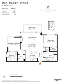 2807 7088 18th Avenue, Burnaby, BC, Burnaby — Apartment/Condo for sale