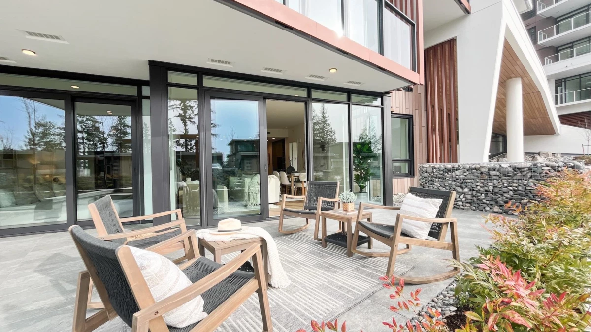 Exterior Rear Photo of 102 3963 Uplands Way, West Vancouver, BC