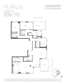 Office / Den Photo of 3102 1482 Robson Street, Vancouver, BC