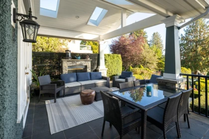 Aerial View of 2623 Lawson Avenue, West Vancouver, BC