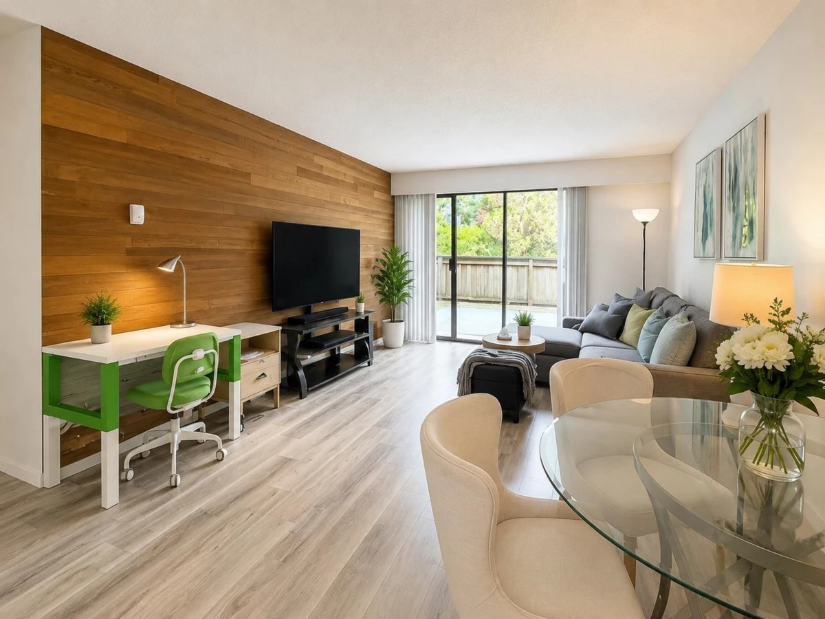 Living Room Photo of 106 6669 Telford Avenue, Burnaby, BC