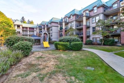Outdoor Patio Photo of 101 1591 Booth Avenue, Coquitlam, BC