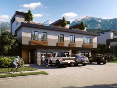 Exterior Rear Photo of 12 7362 Pemberton Farm Road East, Pemberton, BC