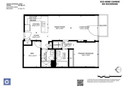 Garage Interior Photo of 823 8080 Cambie Road, Richmond, BC